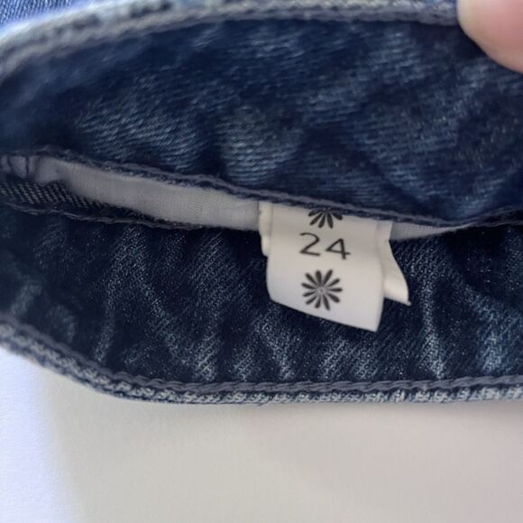 Show Me Your Mumu Wyoming High Waisted Cutoff Shorts Surf Wash Women's Size 24 - Picture 4 of 6